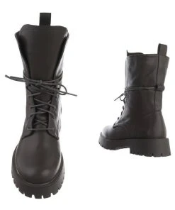 Ital-Design »Damen Schnürschuhe Biker« Stiefelette Blockabsatz Plateaustiefeletten In Olive -Waldläufer Verkaufsgeschäft 04d6983c 87c5 57b5 8d1a b733e0d59743