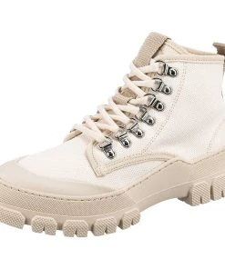 Garment Project »Twig High - Off White Schnürstiefeletten« Schnürstiefelette