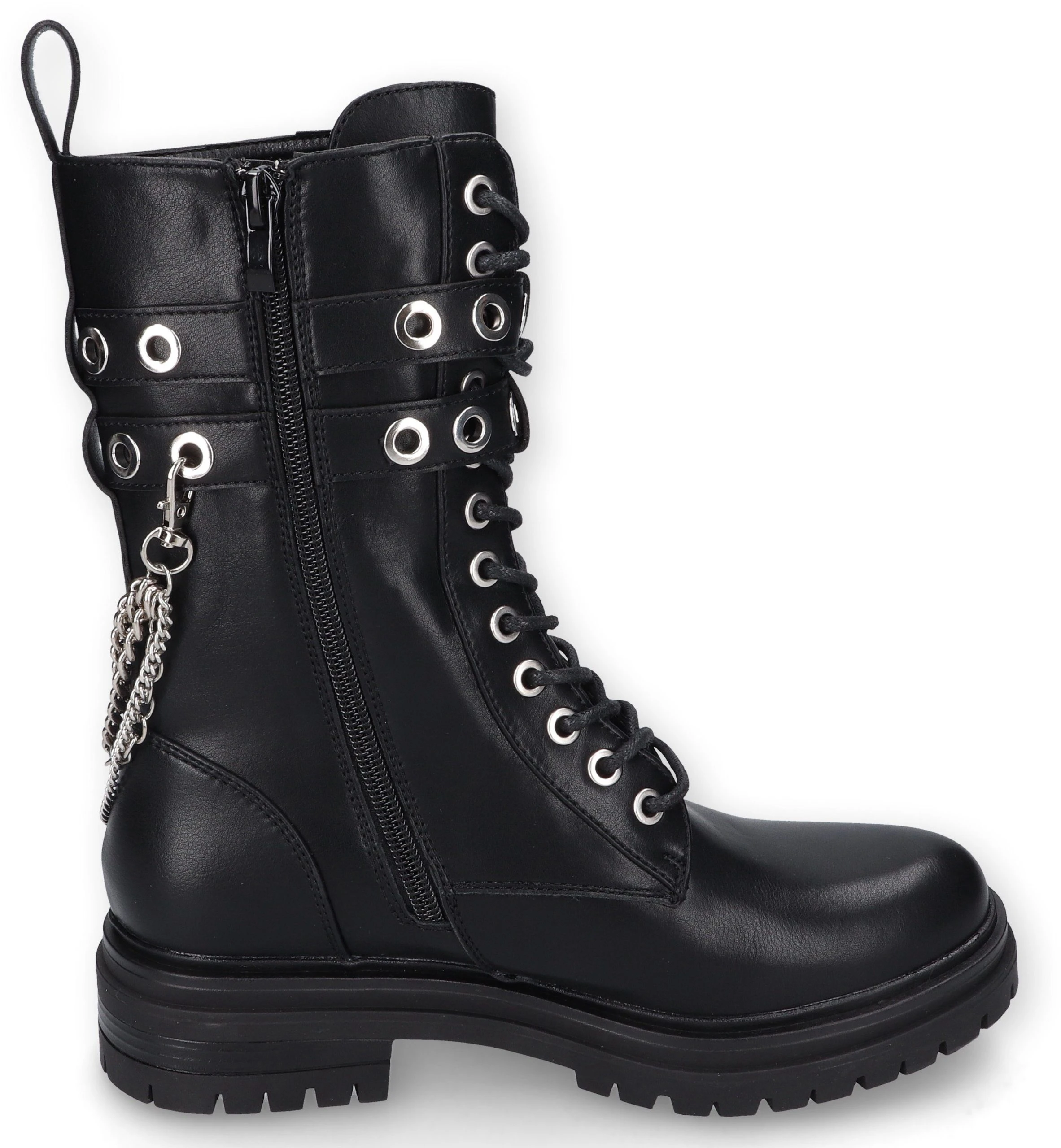 Dockers By Gerli Schnürstiefel Mit Angesagten Zierketten Und Metallösen 5 Dockers By Gerli Schnürstiefel Mit Angesagten Zierketten Und Metallösen – Bild 5