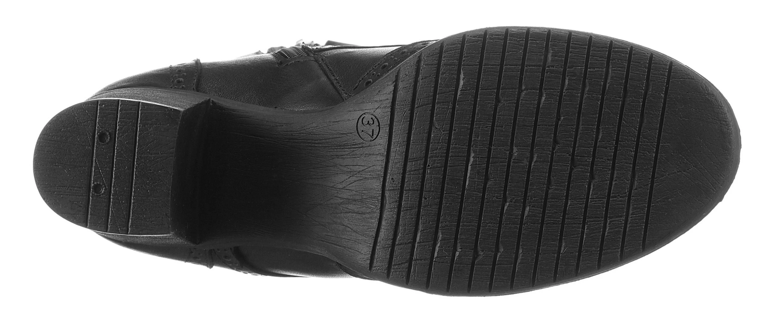 Hirschkogel Stiefelette Damen, Mit Schnürung Und Reissverschluss 5 Hirschkogel Stiefelette Damen, Mit Schnürung Und Reissverschluss – Bild 5