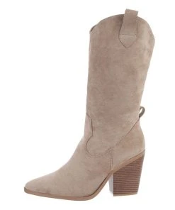 Ital-Design »Damen Cowboyboots Boho/Hippie« Stiefel Trichterabsatz High-Heel Stiefel In Hellbraun