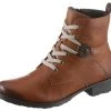 Rieker Schnürstiefelette In Used-Optik