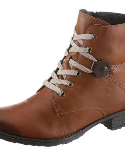 Rieker Schnürstiefelette In Used-Optik