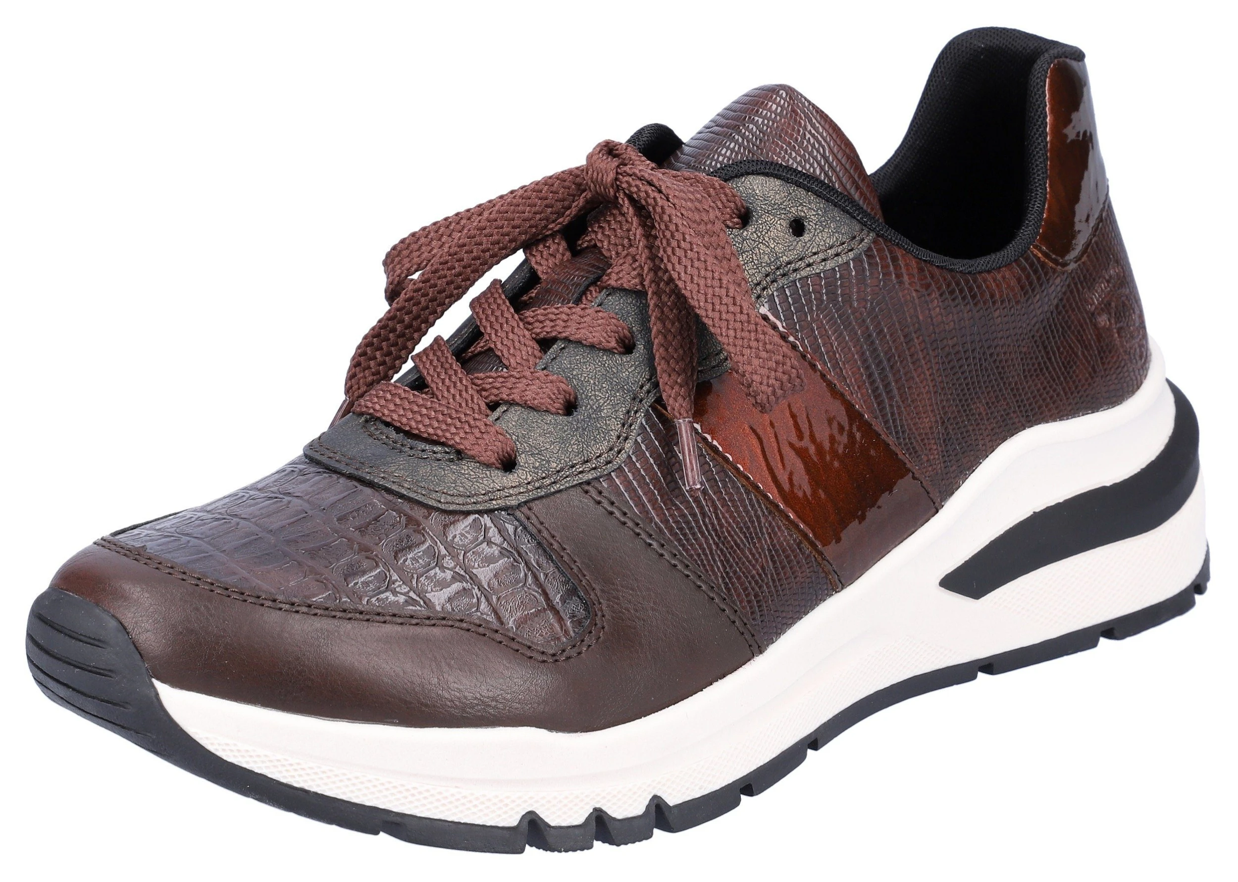 Rieker Wedgesneaker Mit Geprägter Oberfläche 1 Rieker Wedgesneaker Mit Geprägter Oberfläche