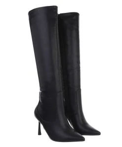 Ital-Design »Damen Elegant« Stiefel Pfennig-/Stilettoabsatz High-Heel Stiefel In Schwarz -Waldläufer Verkaufsgeschäft 17b29eef 49ef 5f5e bed0 4e30f257a290