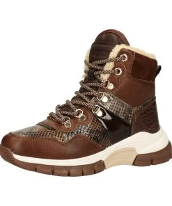 Mexx »Stiefelette Leder« Schnürstiefelette