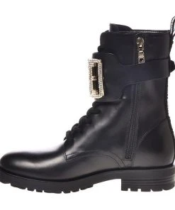 LOVE MOSCHINO Schnürstiefelette Mit Hochwertiger Zierschnalle 9 LOVE MOSCHINO Schnürstiefelette Mit Hochwertiger Zierschnalle -Waldläufer Verkaufsgeschäft 33401119 95b2 5682 8bad bbe375742d01