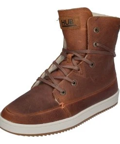 HUB »CHESS 2.0 L30 MERLINS« Stiefelette Cognac Off White Dark Gum
