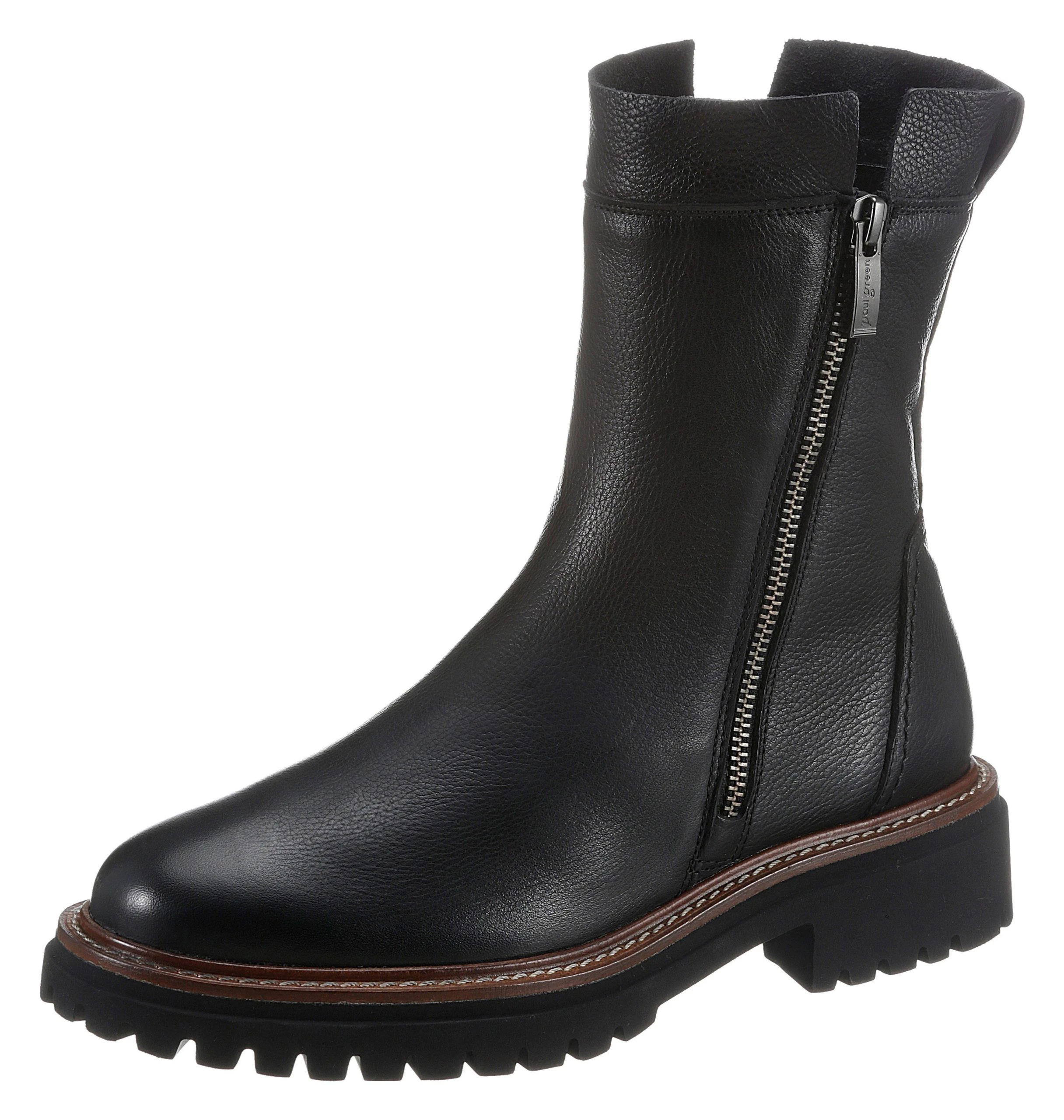 Paul Green Stiefelette Mit Zwei Reißverschlüssen 1 Paul Green Stiefelette Mit Zwei Reißverschlüssen