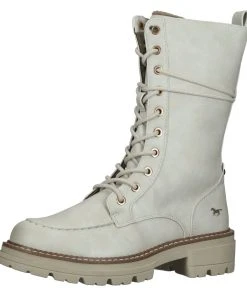 MUSTANG »Stiefelette Lederimitat« Schnürstiefelette