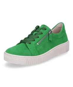 Gabor »Gabor Damen Leder Sneaker Grün« Sneaker