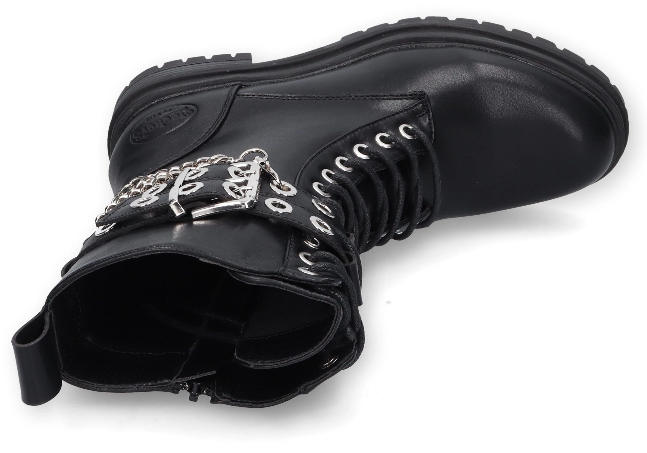 Dockers By Gerli Schnürstiefel Mit Angesagten Zierketten Und Metallösen 6 Dockers By Gerli Schnürstiefel Mit Angesagten Zierketten Und Metallösen – Bild 6