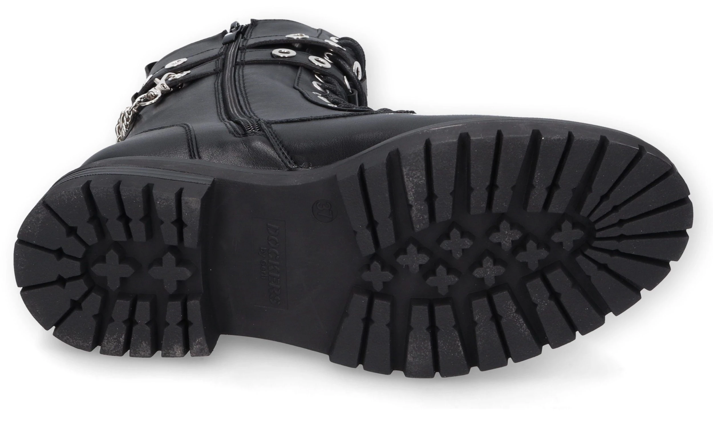 Dockers By Gerli Schnürstiefel Mit Angesagten Zierketten Und Metallösen 3 Dockers By Gerli Schnürstiefel Mit Angesagten Zierketten Und Metallösen – Bild 3