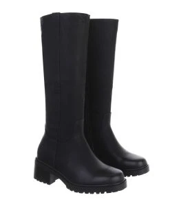 Ital-Design »Damen Freizeit« Stiefel Blockabsatz Klassische Stiefel In Schwarz 7 Ital-Design »Damen Freizeit« Stiefel Blockabsatz Klassische Stiefel In Schwarz -Waldläufer Verkaufsgeschäft 63623e75 335c 5797 8086 f22215031de1