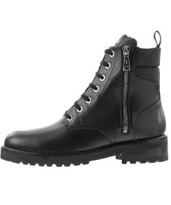 Joop! »Tessuto Maria Boot« Schnürstiefelette Mit Goldfarbenem Reißverschluss