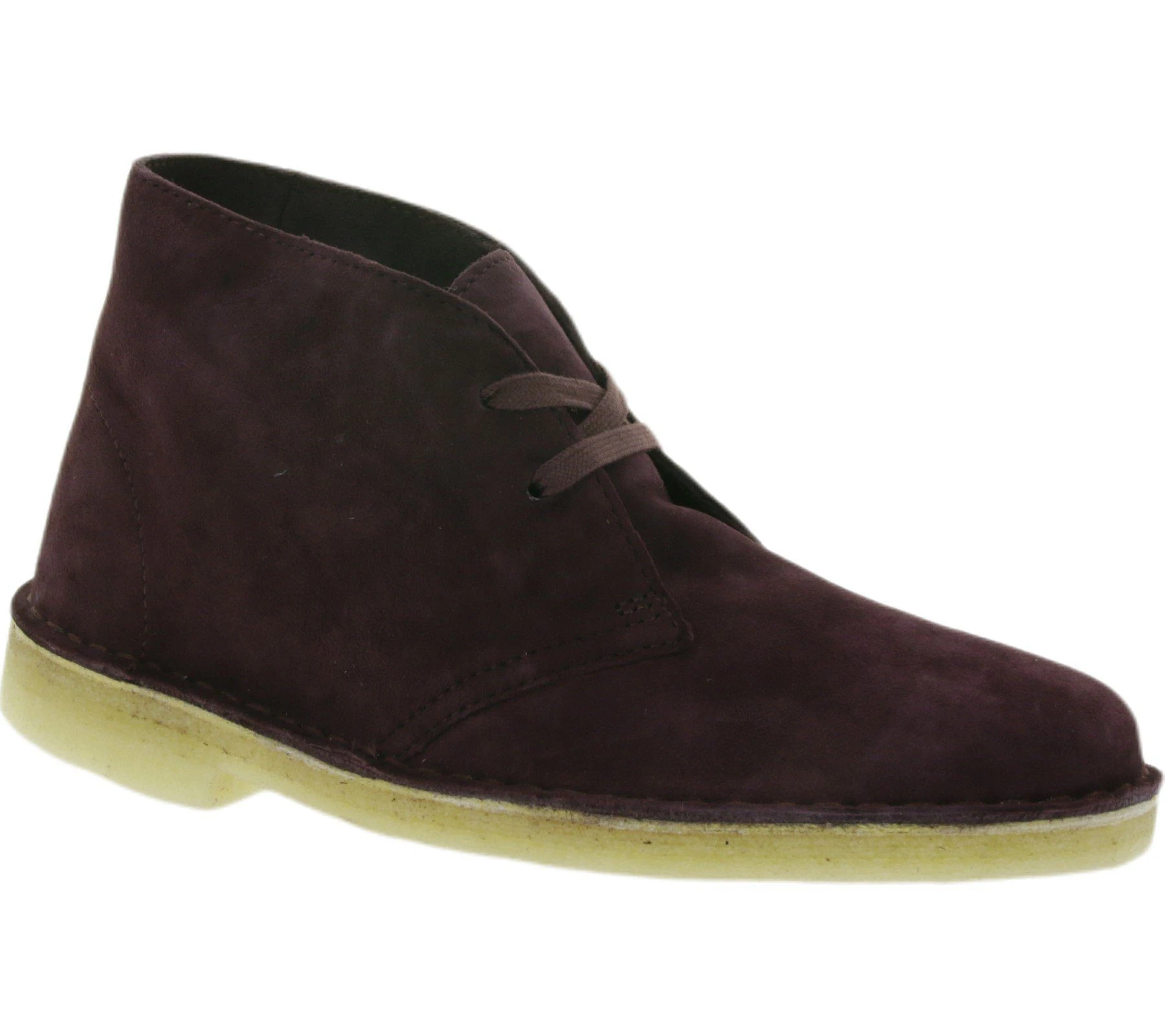 Clarks »Clarks Originals Damen Stiefelette Herbstliche Veloursleder-Boots Desert Boot Stiefel Bordeaux« Stiefel 2 Clarks »Clarks Originals Damen Stiefelette Herbstliche Veloursleder-Boots Desert Boot Stiefel Bordeaux« Stiefel – Bild 2