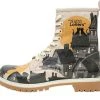 DOGO »Night Lovers« Schnürstiefelette Mit Profilierte Laufsohle