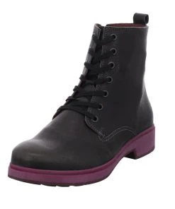 Think! »uni« Schnürstiefelette Glattleder