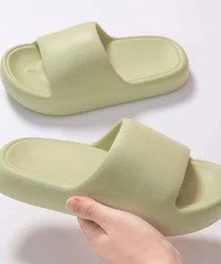 Blusmart »Herren Damen Badeschuhe Sommer EVA Weich Hausschuhe« Hüttenschuhe (Superweiche Und Bequeme, 1-tlg., Chnell Trocknende Badpantoffeln, Verschleißfeste) Für Badezimmer, Schlafzimmer, Wohnzimmer, Strand, Freizeit