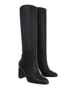 Ital-Design »Damen Elegant« Stiefel Blockabsatz High-Heel Stiefel In Schwarz 7 Ital-Design »Damen Elegant« Stiefel Blockabsatz High-Heel Stiefel In Schwarz -Waldläufer Verkaufsgeschäft 972c1e9a 2909 5810 bbfc efea936a98b0