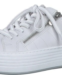 MARCO TOZZI Plateausneaker Mit Kontrastbesatz An Der Ferse