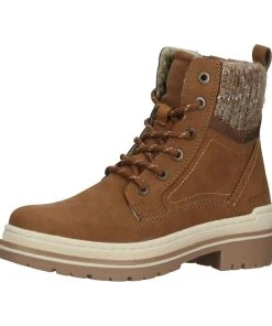 TOM TAILOR »Stiefelette PU« Schnürstiefelette