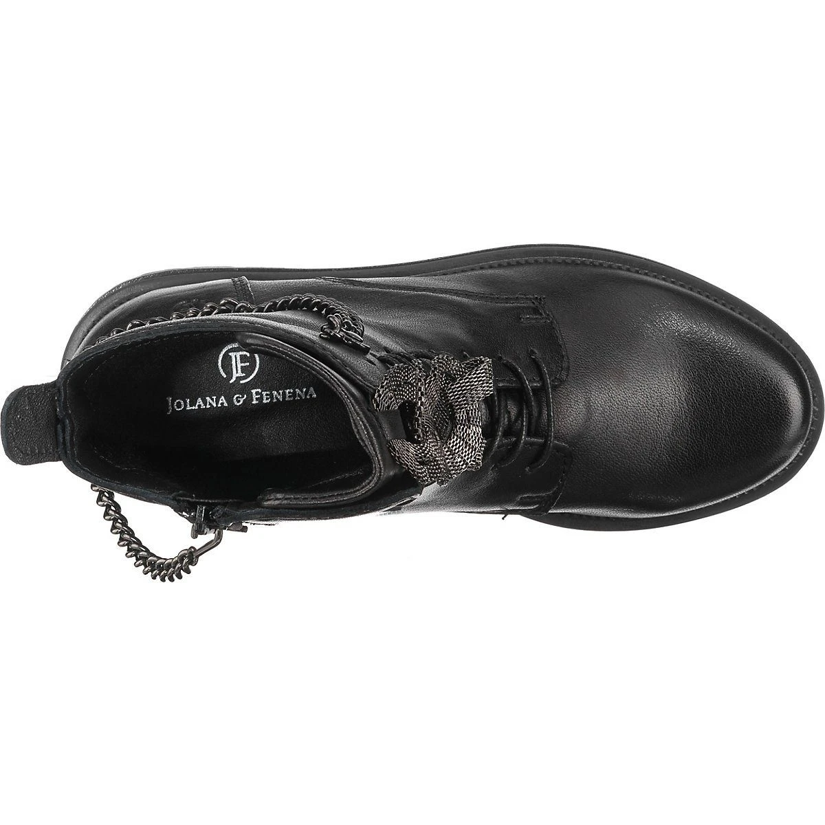 JOLANA & FENENA »J&F Schnürstiefeletten Mit Kettendetail« Schnürstiefelette 6 JOLANA & FENENA »J&F Schnürstiefeletten Mit Kettendetail« Schnürstiefelette – Bild 6