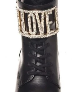 LOVE MOSCHINO Schnürstiefelette Mit Hochwertiger Zierschnalle 8 LOVE MOSCHINO Schnürstiefelette Mit Hochwertiger Zierschnalle -Waldläufer Verkaufsgeschäft a7932e9a 1a6a 5008 b616 4ee1ff7b7427
