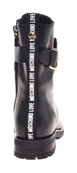 LOVE MOSCHINO Schnürstiefelette Mit Hochwertiger Zierschnalle 2 LOVE MOSCHINO Schnürstiefelette Mit Hochwertiger Zierschnalle – Bild 2
