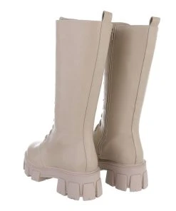 Ital-Design »Damen Schnürschuhe Freizeit« Stiefel Blockabsatz Schnürstiefel In Beige -Waldläufer Verkaufsgeschäft afafcd29 bead 5ab3 bc6f 8957e6570111