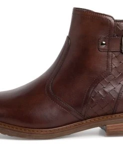 Tamaris Stiefelette Mit Modischem Flechtmuster
