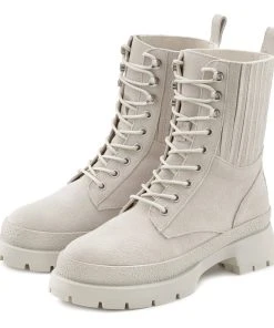 Elbsand Stiefelette Boots Zum Schnüren Aus Leder