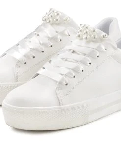 LASCANA Sneaker Mit Perlen VEGAN