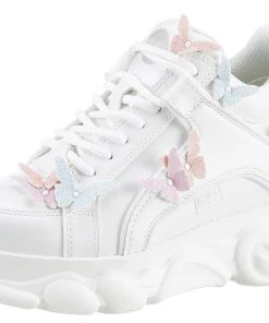 Buffalo »CORIN BUTTERFLIES« Plateausneaker Mit Schmetterlingen Verziert