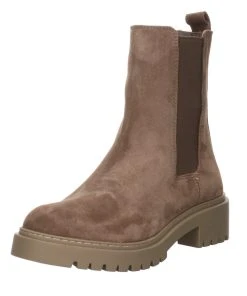 Unisa »uni« Schnürstiefelette Veloursleder