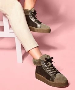 LaShoe »Sneaker Mit Lammfell Im Hiking Style Braun 38« Sneaker -Waldläufer Verkaufsgeschäft cf718b4e 1eb9 524d 8759 f8c785520a96