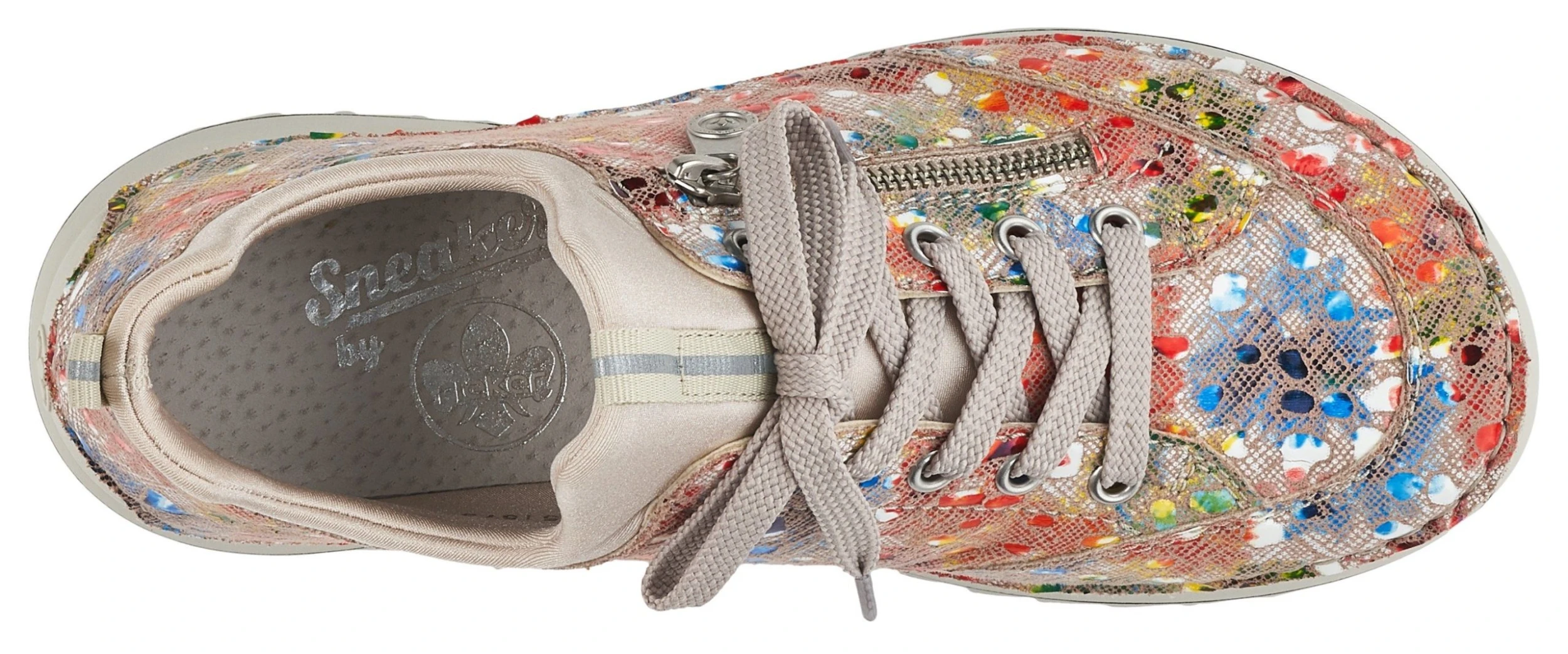 Rieker Slip-On Sneaker Mit Tollem Blütenprint 8 Rieker Slip-On Sneaker Mit Tollem Blütenprint – Bild 8