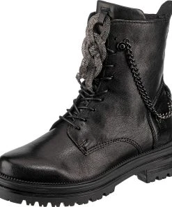 JOLANA & FENENA »J&F Schnürstiefeletten Mit Kettendetail« Schnürstiefelette
