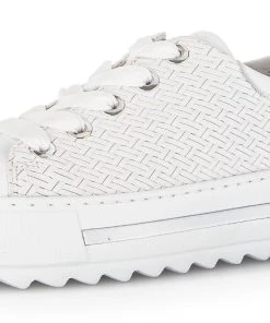 Gabor Plateausneaker Mit Modischer Prägung, In Weite G